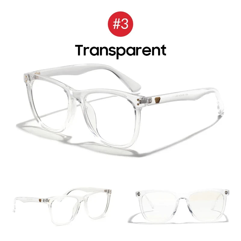 Oversized Leopard Blue Light Glasses