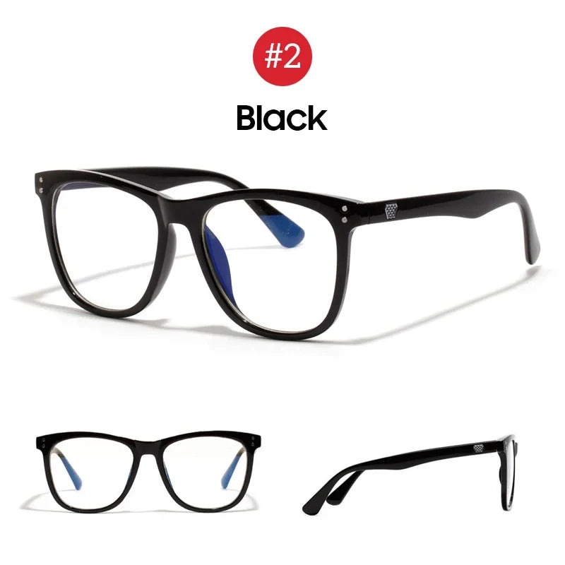 Oversized Leopard Blue Light Glasses
