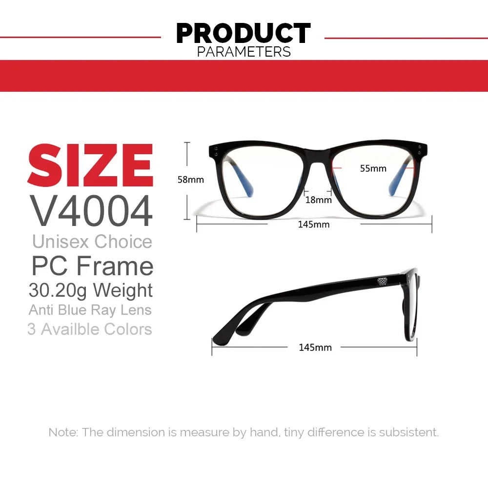 Oversized Leopard Blue Light Glasses
